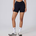 Women V-Waist High Rise Shaping Hip Lift Yoga Shorts