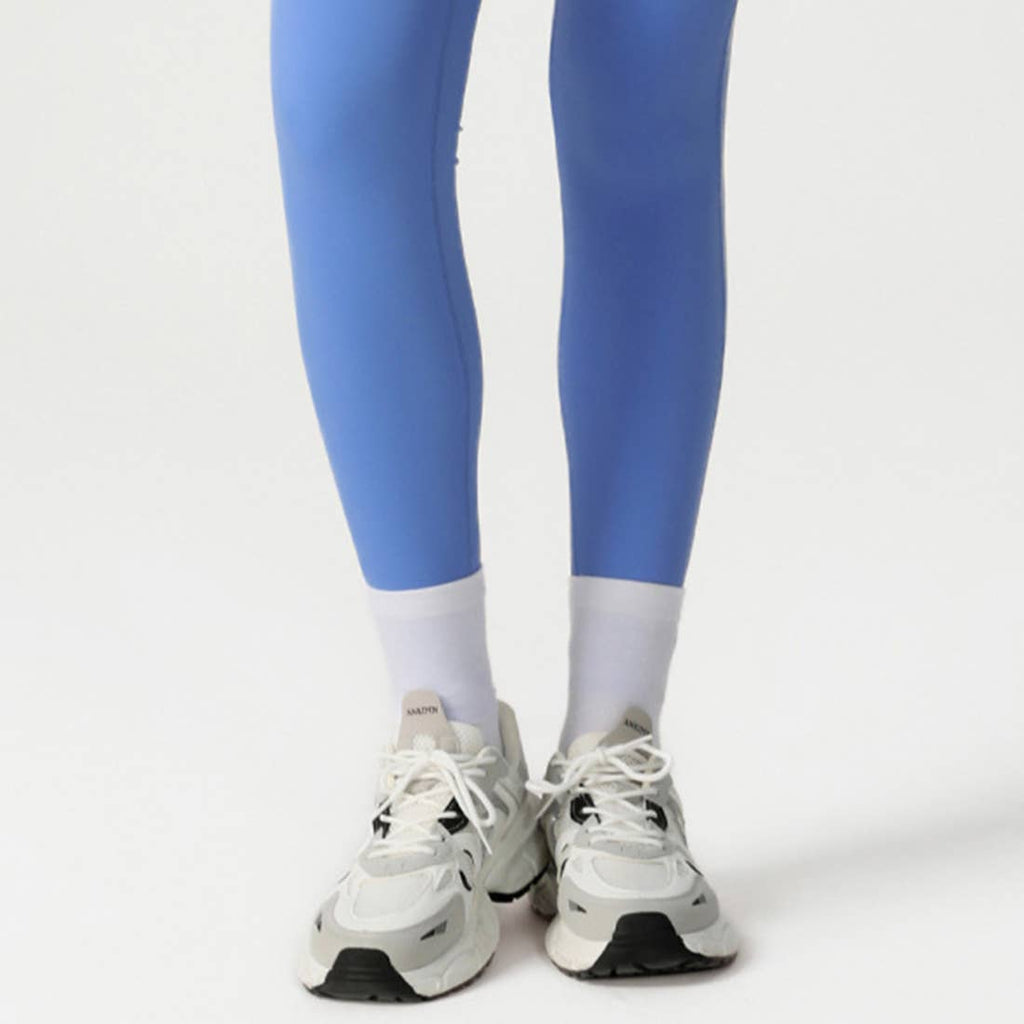 Crossover back bra & high waist sports leggings 2-piece set